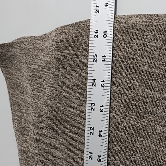 Balkan Brown Marled Fine Guage Knit Tunic Sweater - Picture 5 of 9